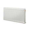 Radson Yali Digital elektrische paneelradiator 80x30cm 750watt inclusief wandconsoles staal Wit SW453222