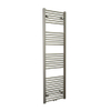 Sanicare design radiator midden aansluiting recht 160 x 45 cm inox-look SW420029
