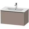 Duravit D-Neo wastafelonderkast 81x44x46.2cm 1 lade Basalt Mat SW640715