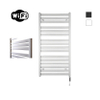 Sanicare HVW - Moda electrische WifiRadiator - 120x60cm - mat wit met thermostaat wit - rechtsonder SW1185680