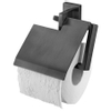 Haceka Edge Toiletrolhouder met Klep Grafiet Gunmetal TWEEDEKANS OUT13671
