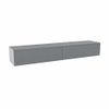 Mondiaz ALAN MODULE Wastafelonderkast - 200x41x30cm - 2 lades - push to open - Plata SW1015185