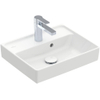 Villeroy & Boch Collaro fontein 45x37cm met overloop 1 kraangat wit SW358349