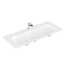 Villeroy & Boch Finion meubelwastafel 1 kraangat 120x50cm Ceramic+ zonder overloop stone white SW209580