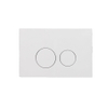FugaFlow Bedieningsplaat - bedieningspaneel voor Geberit UP320 inbouwreservoir - dualflush - ronde knoppen - kunststof wit glans SW999918