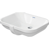 Duravit D Code onderbouwwastafel 56x40cm zonder kraangat met overloop wit 0315223