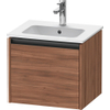 Duravit Ketho.2 wastafelonderkast 51x42x44cm geschikt voor 1 waskom Spaanplaat Noten Mat SW772398