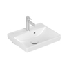 Villeroy & Boch Avento meubelwastafel 45x37cm 1 kraangat met overloop ceramic+ wit SW59854