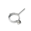 Gegalvaniseerde scharnierpijpbeugel RZ 80mm met slagpen 2420610