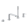 GROHE Lineare New afbouwdeel voor 4-gats badrandcombinatie m. baduitloop met handdouche en doucheslang 200cm chroom SW97558