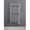 Instamat Robina elektrische radiator 60x121cm 600watt inclusief wandconsoles Soft zwart SW793841