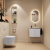 MONDIAZ TURE-DLUX Toiletmeubel - 60cm - Cale - EDEN - wastafel Ostra - positie rechts - Zonder kraangat SW1104730
