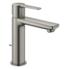 GROHE Lineare New waterbesparende wastafelkraan S-size met waste supersteel SW97535