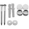 Duravit Divers bevestigingsset voor bidet/urinoir/closet/sifonkap chroom 0299853