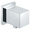 GROHE Euphoria Cube wandaansluitbocht buitendraad beveiliging tegen terugstroming chroom 0442199