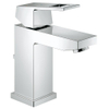 GROHE Eurocube waterbesparende wastafelkraan met waste en 28mm ES cartouche chroom 0436338