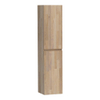 Saniclass Solution badkamerkast 160x35x35cm met 2 links- en rechtsdraaiende deur Hout Grey oak SW392923