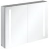 Villeroy & Boch My View spiegelkast met 2 deuren met geïntegreerde LED verlichting verticaal 100x75x17.3cm 1024981