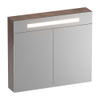 BRAUER Promise Deluxe spiegelkast - 80x70x15cm - met directe verlichting - 2 dubbelzijdige spiegeldeuren - Erosion SW720920