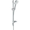 Hansgrohe Raindance select 120 ecosmart unica s puro glijstangset 65cm wit chroom GA20129