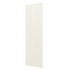 Plieger Cavallino Retto designradiator verticaal enkel middenaansluiting 2000x602mm 1332W pergamon (RAL9001) 7255320