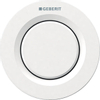 Geberit Type01 bedieningplaat met frontbediening voor toilet 9.5x9.5cm wit GA13828