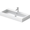 Duravit Vero wastafel onderzijde geslepen 100x47cm met kraangat en overloop wit 0290116