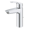 GROHE Eurosmart waterbesparende wastafelkraan m-size met trekwaste chroom SW654569