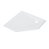 FugaFlow Efficiente Anta Douchebak - 100x100x4cm - vijfhoek - acryl - glans wit SW1123770