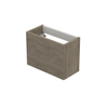 INK Versus Fonteinonderkast - 36x18x27cm - 1 deur - links en rechtsdraaiend - greeploos - MFC Greige eiken SW352431