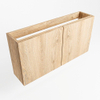Mondiaz FOWY fonteinonderkast - 80x22x50cm - 2 deuren - push to open - softclose - Washed Oak SW1016832