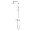 GROHE Euphoria Regendoucheset Opbouw- hoofddouche 26cm - massage handdouche rond - watersaving - thermostatisch - chroom SW536450