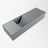 Mondiaz TYNE Fontein - 70x23x12cm - wasbak Links - zonder kraangaten - solid surface - Plata SW1026165