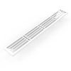 Stelrad bovenrooster voor radiator 240x6.3cm type 11 240x6.3cm Staal Wit glans SW202145