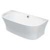 Duravit Cape Cod half vrijstaand bad - 190x90x64cm - DuraSolid - wit 0300898