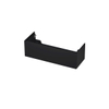 INK P2O Wastafelonderkast - 120x45x37.6cm - 1 lade - push 2 open - recht opdekfront - MDF lak zwart mat SW439286