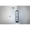 Sunshower Round Plus L infrarood + UV licht opbouw incl. installatieset hoek 185x33x25cm full body Black SW769477