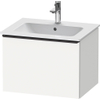 Duravit D-Neo wastafelonderkast 61x44x46.2cm 1 lade wit Mat SW640808