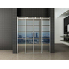 Wiesbaden Slide nis schuifdeur dubbel 1800 x 2000 x 8 mm nano helder glas/chroom SW295933