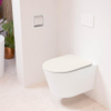 MONDIAZ LAVIE wandclosetpack - 36x53cm - diepspoel - rimless - Talc (offwhite) - softclose - quick-release - toiletzitting - Linen (offwhite) SW1208788