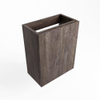Mondiaz FOWY fonteinonderkast - 40x22x50cm - 1 deur - push to open - softclose - Dark Brown SW1016767