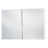 Differnz somero armoire de toilette fsc 100 cm blanc brillant TWEEDEKANS OUT11266