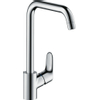 Hansgrohe Focus E2 keukenkraan met hoge draaibare uitloop instelbaar 110 graden, 150 graden en 360 graden chroom 0605548