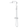 GROHE Euphoria Regendoucheset Opbouw - hoofddouche 31cm - handdouche rond - thermostatisch - chroom SW536497