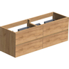 Thebalux Type onderbouwkast 140x45x50cm 4 softclose lades Greeploos MDF/spaanderplaat navarro eiken SW717225