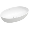 Villeroy & Boch Artis opzetwastafel ovaal 61x41cm zonder overloop ceramic+ wit 1025295