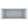 Geberit Renova Plan kunststof duobad acryl rechthoekig 180x80x42cm wit SW420705