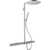 AXOR 800 1jet showerpipe met douchekraan thermostatisch 2 functies met 2jet staafhanddouche chroom SW157225