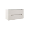 Adema Prime Balance Wastafelonderkast - 100x55x44.9cm - 2 lades - Geintegreerde greep - MDF - mat cotton (beige) SW892625