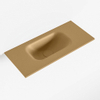 Mondiaz EDEN Fontein - 50x23x0.9cm - wasbak Links - zonder kraangaten - voor toiletmeubel - Solid surface - Oro SW1025735
